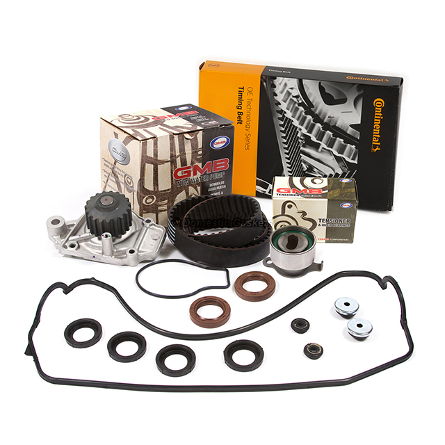 14400-PM3-004, 14510-PM7-004, 19200-P01-004, TS26143, ITM143 Timing Belt Kit Water Pump Valve Cover Gasket Fit Honda Civic CRX 1.5 D15B1 SOHC