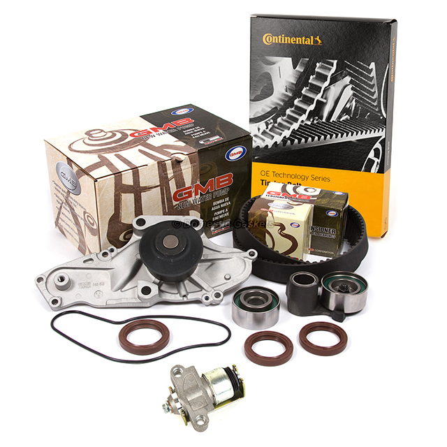 14400-P8A-A02, 14550-PGE-A01, 14510-PGE-A01, 14520-P8E-A01, 19200-P8A-A02, 14520-RCA-A01, 14520RCAA01 Timing Belt Kit GMB Water Pump Tesioner Fit Acura CL Honda Accord 3.0L J30A1