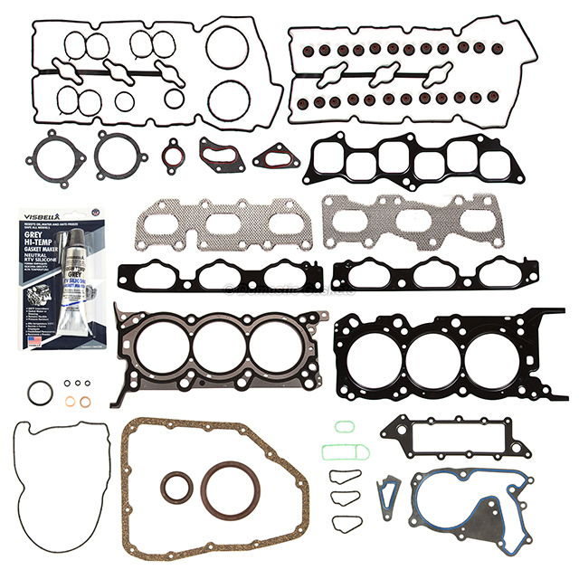 HS26420PT, HS26420PT-2, CS26414, ES72366 Full Gasket Set Fits 04/21/07-09 Hyundai Kia Sedona Sorento 3.8 DOHC G6DA
