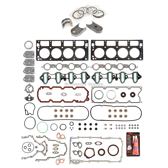 HS26191PT, HS26191PT-1, HS26190PT-2, CS9284 Engine Re-Ring Kit Fit 05-06 Chevrolet Silverado 1500 4.3 OHV