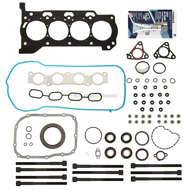 HS26515PT, CS26515, HBTO055 Fit 09-16 Toyota Corolla Matrix Scion xD Pontiac 1.8L Full Gasket Set+Bolt 2ZRFE