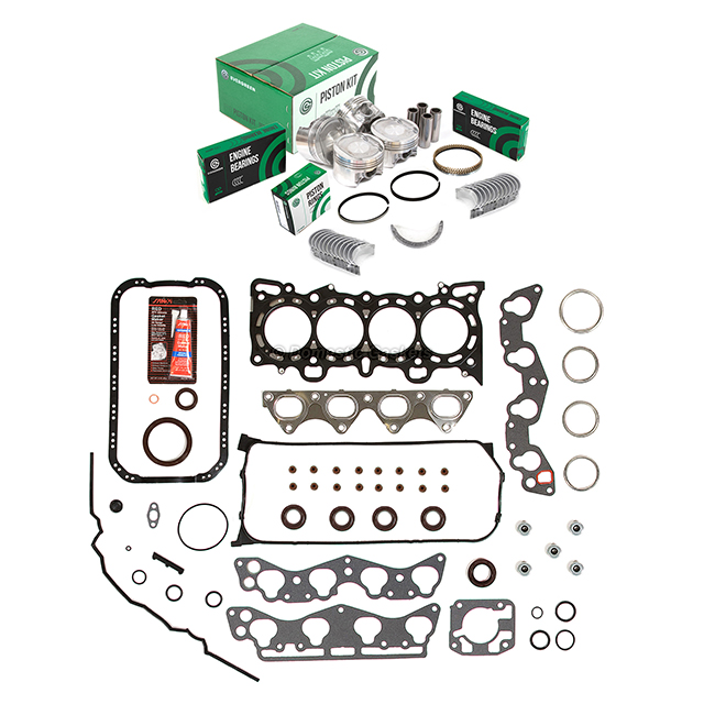 11-732, HS9915PT1, CS9915-1 Full Gasket Set Bearings Pistons Fit Honda Civic Del Sol 1.6L D16Y5 D16Y7 D16Y8