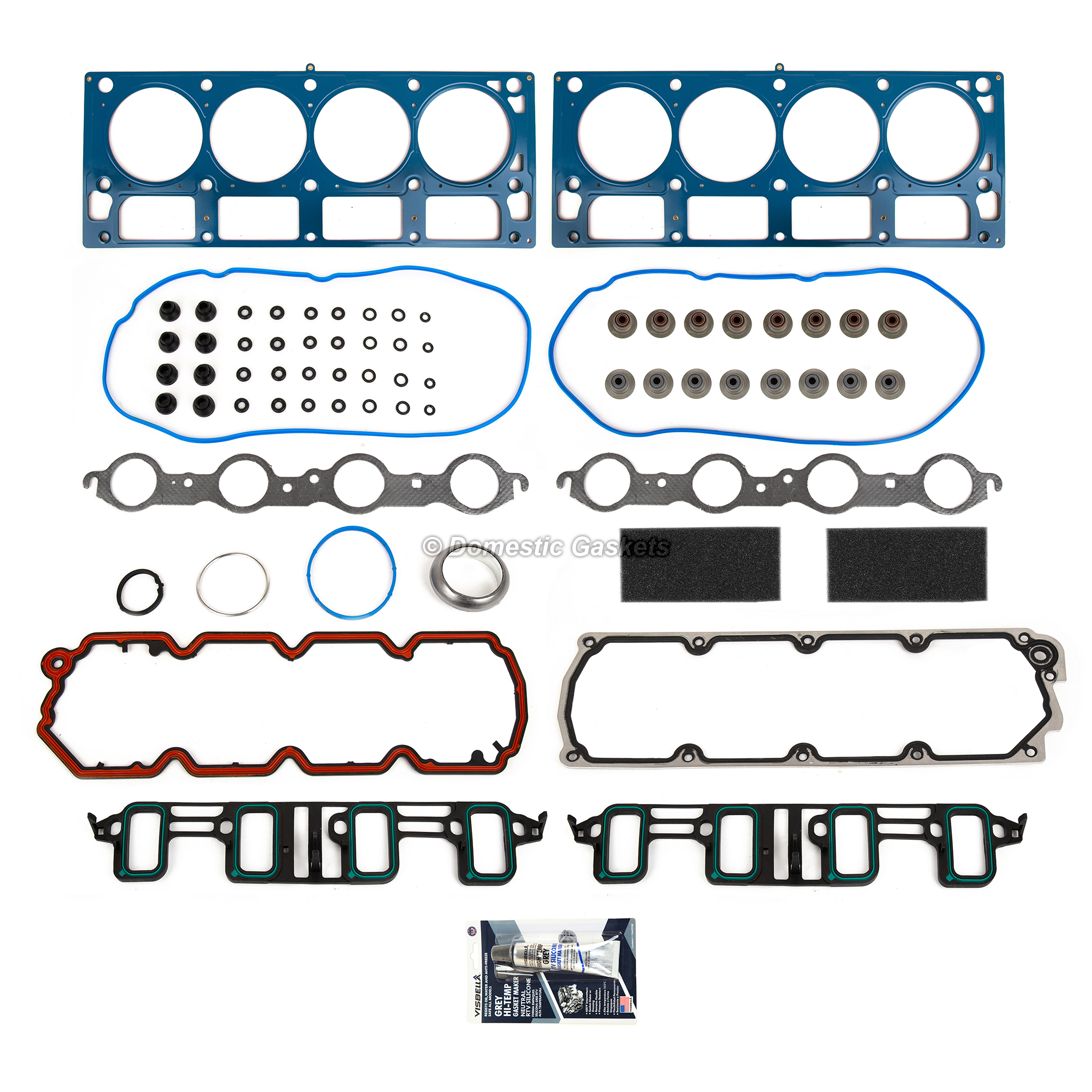HS26192PT-6 Head Gasket Set Fit 07-14 Cadillac GMC Sierra 1500 Chevrolet Yukon 6.0 6.2 VIN Y