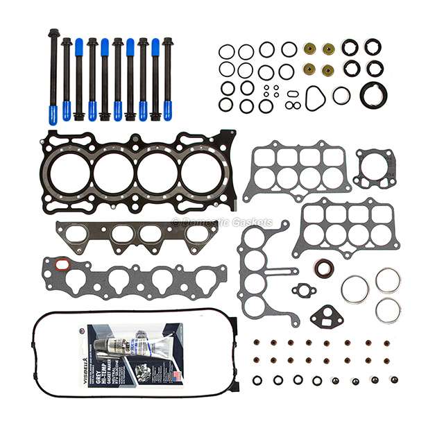 HS9958PT Fits 94-97 Honda Accord Odyssey Isuzu Oasis MLS Head Gasket Set Bolts F22B2