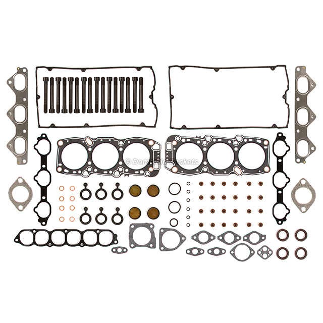 HS9842PT, HS26186PT, HS26186PT-1, ES72859 Fits 91-99 Mitsubishi 3000GT Dodge Stealth 3.0L Head Gasket Set Bolts 6G72 6G72T
