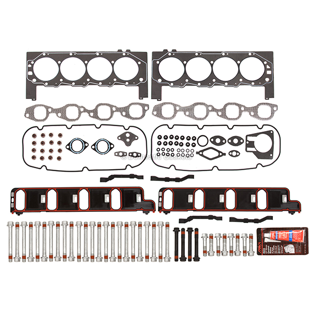 HS26168PT, ES72188 Fits 01-07 Chevrolet Silverado GMC Sierra Yukon 8.1L OHV Head Gasket Set Bolts