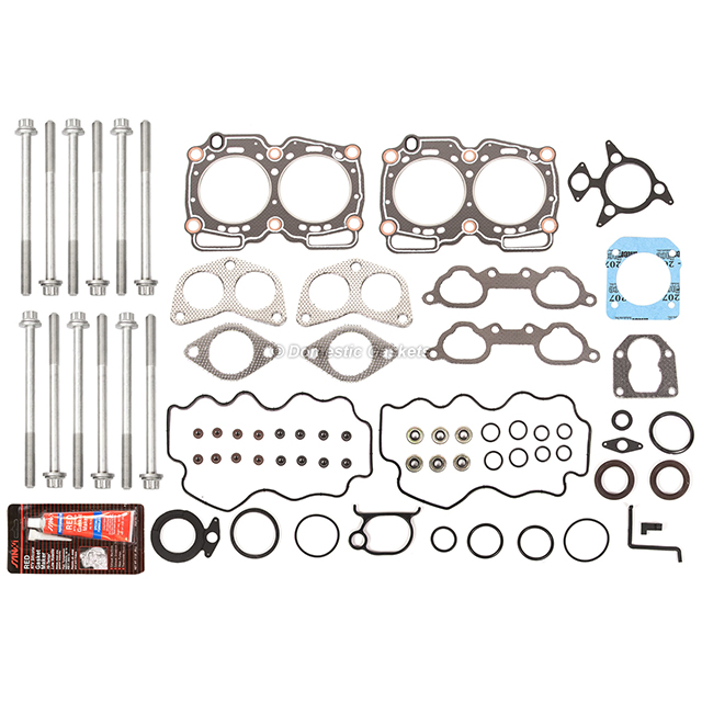 HS9854PT, HS9854PT-1 Fits 90-98 Subaru Legacy Impreza 2.2L SOHC Graphite Head Gasket Set Bolts EJ22E