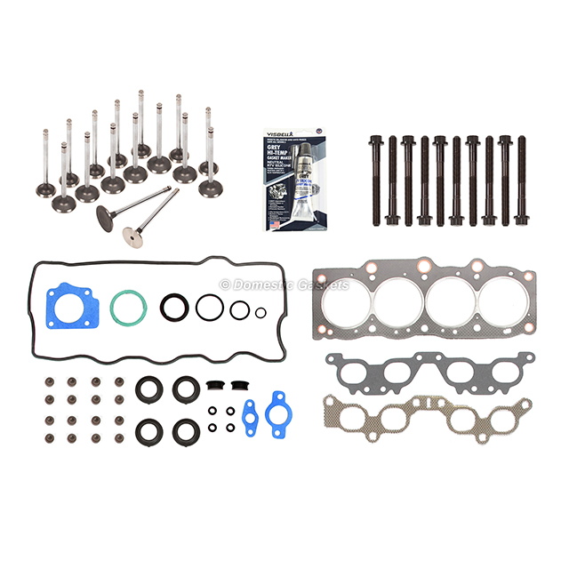 HS9861PT, ES72154 Head Gasket Set Intake Exhaust Valves Fit 87-91 Toyota Camry Celica 2.0L 3SFE