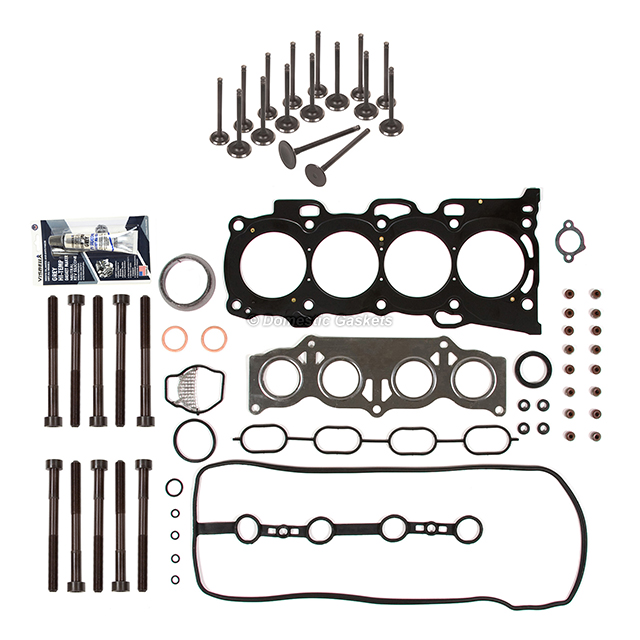 HS26232PT, ES71183 Head Gasket Set Intake Exhaust Valves Fit 01-06 Toyota Highlander Camry 2.4L