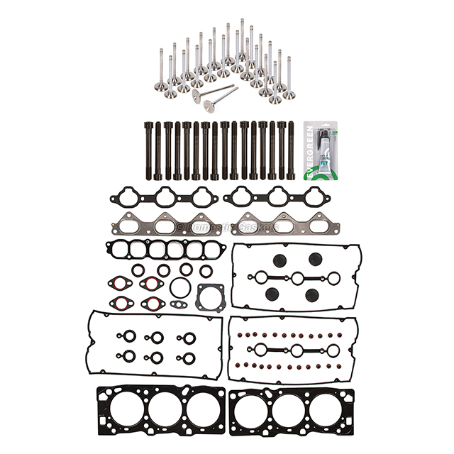 HS26293PT, ES72859 Head Gasket Set Intake Exhaust Valves Fit 02-06 Kia Hyundai 3.5L