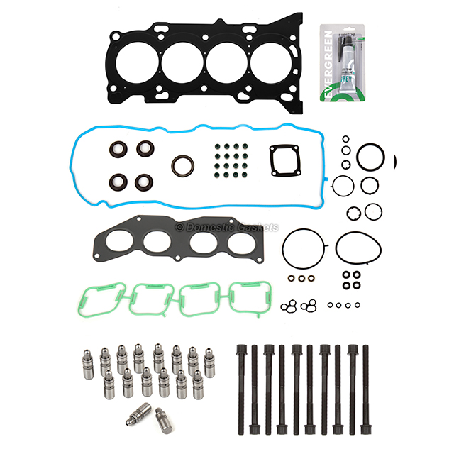 HS26562PT, ES72249-2 Head Gasket Set Bolts Lifters Fit 09-16 Toyota Rav4 Camry Scion tC 2.5L 2ARFE