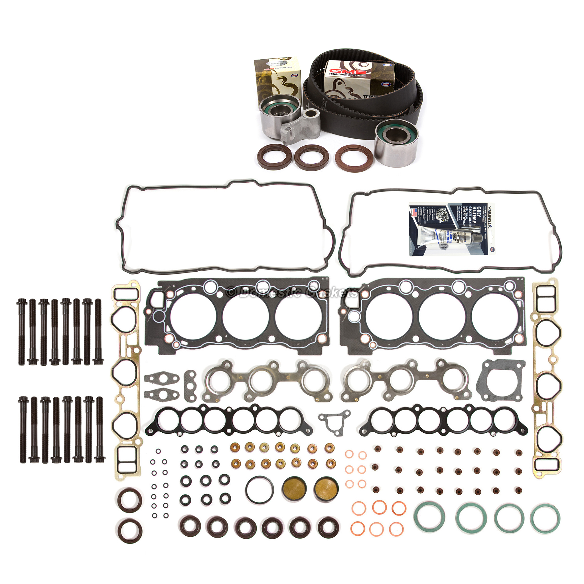 HS9227PT-1, ES72168 Head Gasket Set Timing Belt Kit Fit 95-04 Toyota 4Runner Tundra 3.4 5VZFE