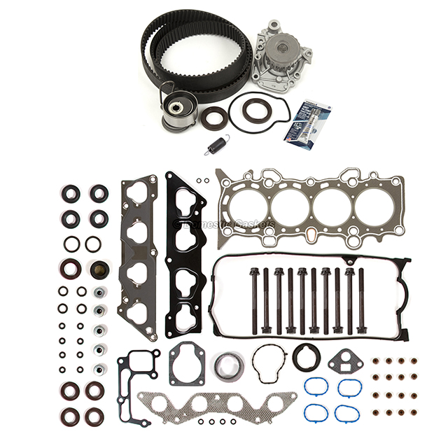 HS26236PT, 032-2954 Head Gasket Set Timing Belt Kit Water Pump Fit 01-05 Honda Civic 1.7L VTEC D17A1