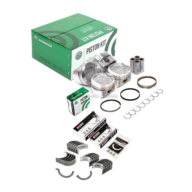 10-777 Pistons Bearings Rings Fit 98-08 Toyota Corolla Celica MR2 Matrix 1.8L 1ZZFE