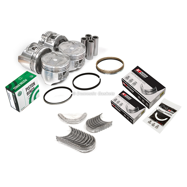 10-679 Pistons Bearings Rings Fit 92-95 Honda Civic Del Sol Si Ex 1.6L SOHC D16Z6