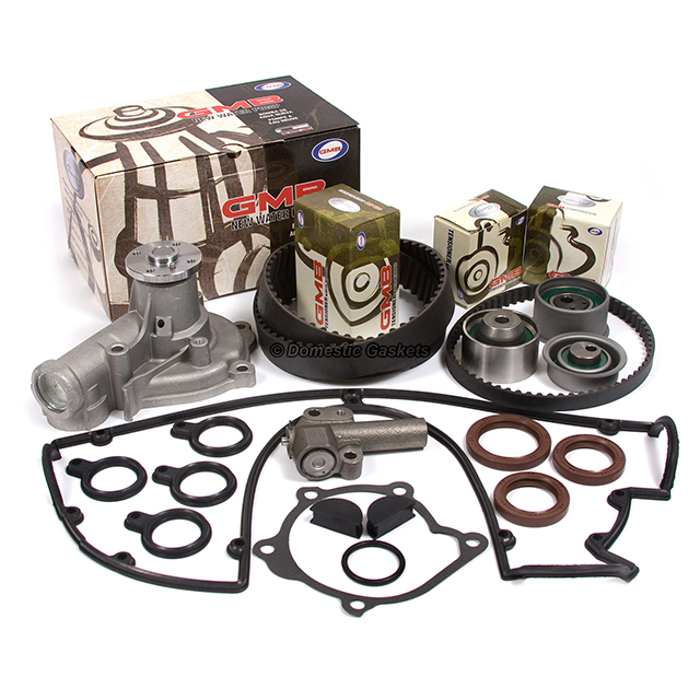MD326059, MR984778, MD129355, MD156604, MD352473, MD308587, MD972050, TS26167 Timing Belt Kit GMB Water Pump Tensioner fit 1995 Eagle Talon Eclipse 2.0L Turbo