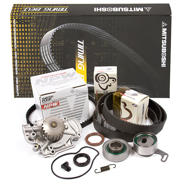 14400-PT0-004, 13405-PT0-004, 13404-PT0-004, 14510-PT0-004, 19200-P0A-003 Timing Belt Kit NPW Water Pump Fit 90-97 Honda Accord Odyssey Prelude F22A F22B