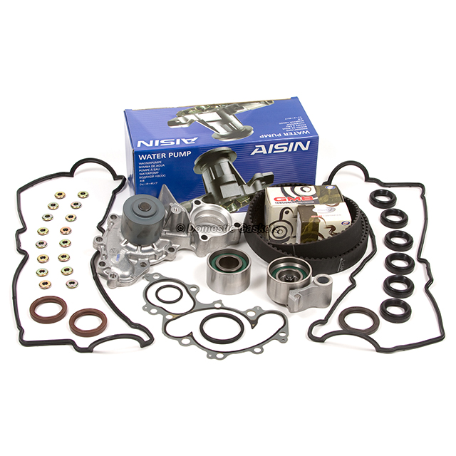 13568-YZZ06, 13503-0A010, 13505-20010, 16100-69455-83, 13568-YZZ06, 13505-20010, 13503-62030, 16100-69335 Timing Belt AISIN Water Pump Valve Cover Fit 92-93 Toyota Camry Lexus ES 3VZFE