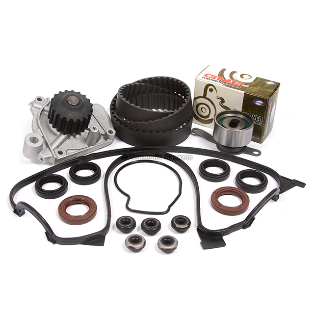 14400-P28-004, 14520-P2A-305, 19200-P08-004 Timing Belt Water Pump Valve Cover Kit Fit 92-95 Honda Civic De Sol SOHC D16Z6