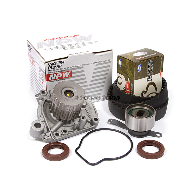 14400-P28-004, 14520-P2A-305, 19200-P2A-A01 Timing Belt NPW Water Pump Kit Fit 96-00 Honda Civic De So 1.6 D16Y7 D16Y5 D16Y8