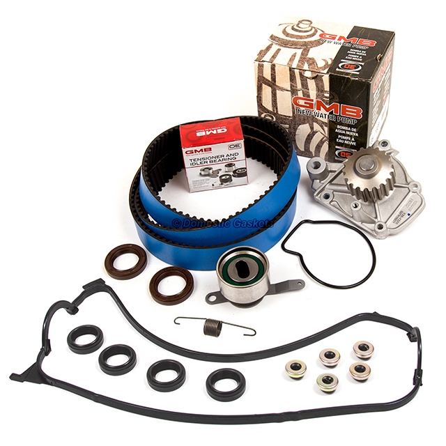 14400-P28-004, 14520-P2A-305, 19200-P08-004 Timing Belt Kit Water Pump Valve Cover Gasketfor 92-95 Honda Civic 1.6L D16Z6