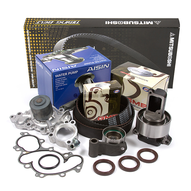 13568-69075, 13505-65040, 13503-65010, 16100-69485-83, TS26240, ITM240 Timing Belt Kit AISIN Water Pump Fit 93-95 4Runner Toyota 3VZE