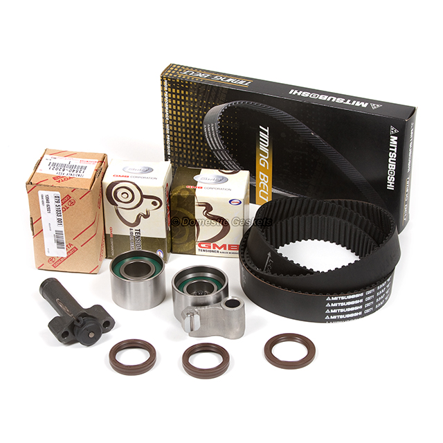 13568-YZZ03, 13503-62040, 13505-62070, TS26271, ITM271 Mitsuboshi Timing Belt Kit Tensioner Fit 95-04 Toyota Tacoma Tundra T100 5VZFE