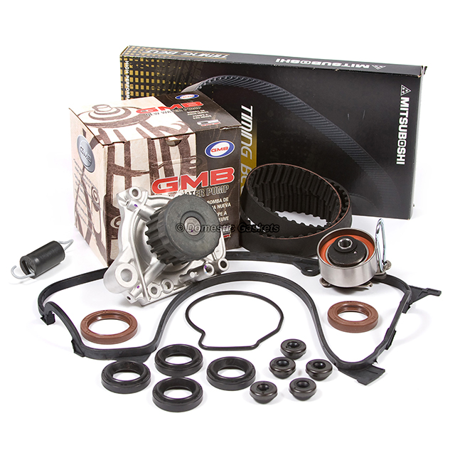 14400-PMM-A02, 14520-PLC-335, 19200-PLM-A01, TS26312, ITM312 Mitsuboshi Timing Belt Water Pump Valve Cover Fit 01-05 Honda Civic 1.7 D17A1