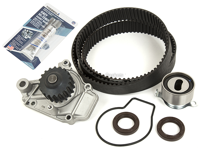 14400-PM3-004, 14510-PM7-004, 19200-P01-004 Timing Belt Water Pump Kit Fit 88-95 Honda Civic CRX 1.5 D15B7 D15B2 D15B6