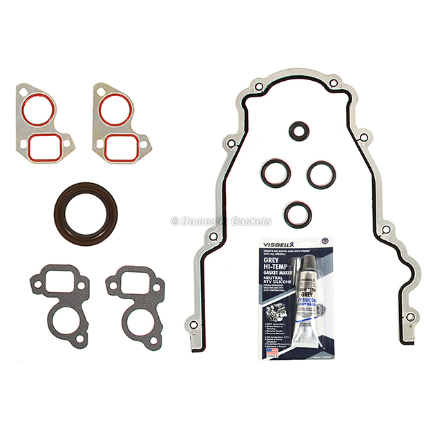 TCS45993 97-16 Chevrolet Cadillac Buick GMC 4.8L 5.3L 6.0 6.2 OHV Timing Cover Gasket Set