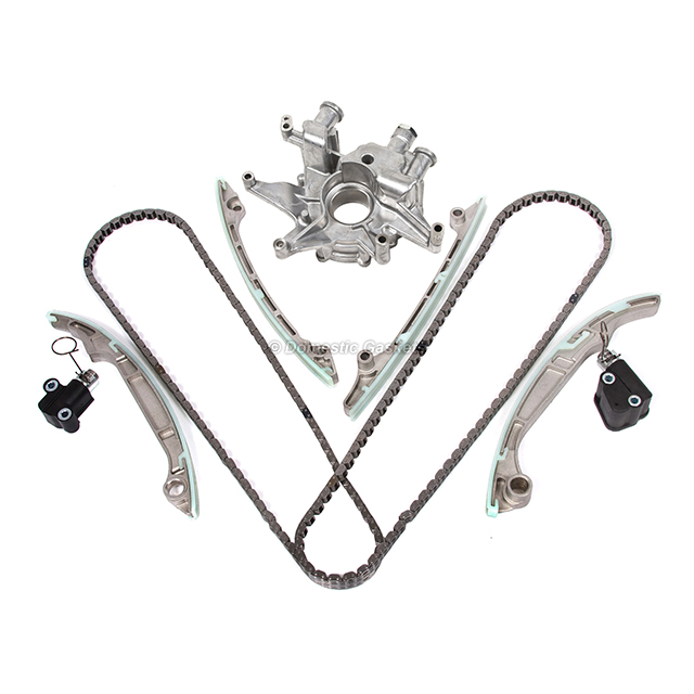13028-ZJ00A, 13085-7S012, 13091-7S012, 13085-7S002, 13091-7S000, 13070-7S011, 13070-7S001, 15010-7S00A Fit 04-09 Nissan Titan Pathfinder Armada 5.6L Timing Chain Oil Pump Kit VK56DE