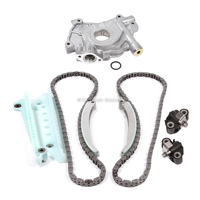 5W7Z-6268-AA, 1L2Z-6L253-BA, 1L2Z-6L253-AA, 4R3Z-6B274-BA, 4R3Z-6M256-CC, XL1Z-6L266-AA, 1L3Z-6L266-AA, 9L3Z-6600-A 05-10 Ford Mustang Explorer F-150 4.6L Triton Timing Chain Oil Pump Kit-no gears