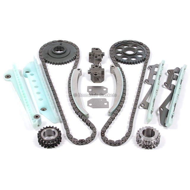 F8AZ-6256-AA, F8AZ-6256-BA, XL3Z-6306-BA, 5W7Z-6268-AA, F6AZ-6L266-DA, F6AZ-6L266-CA, 1L2Z-6L253-BA, 1L2Z-6L253-AA, F3AZ-6K297-A, F3AZ-6K297-B, 1L2Z-6K297-AA, 4R3Z-6B274-BA 97-04 Ford Crown Victoria E-150 F-150 Lincoln Mercury 4.6L SOHC Timing Chain Kit