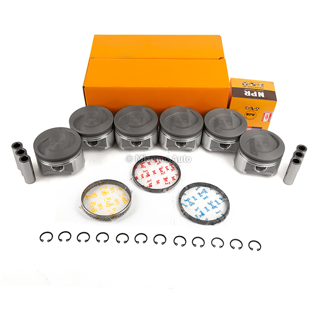 NPR Pistons w/ Rings fit 96-04 Infiniti QX4 Nissan Frontier Xterra