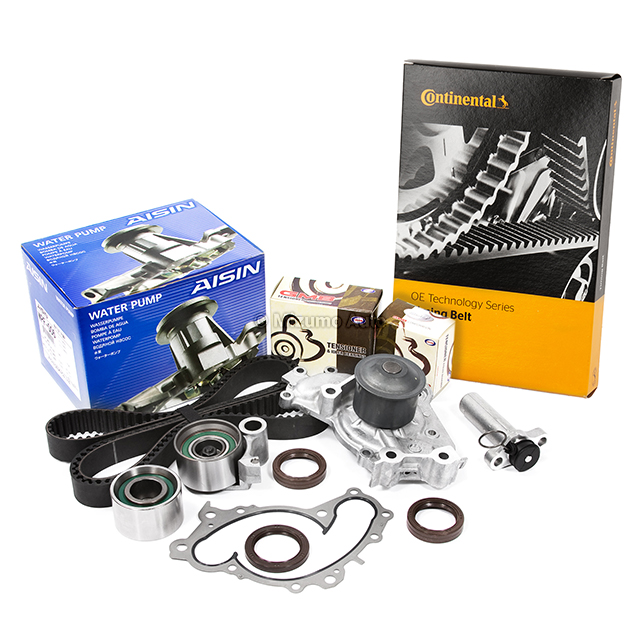 13568-09080, 13503-0A010, 13505-20010, 13540-20021, 16100-29085, TS26257, ITM257 Timing Belt Kit AISIN Water Pump Fit 95-04 Lexus Toyota Avalon Solara 3.0 1MZFE