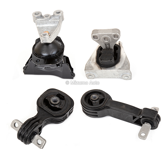 10019, 9216, 9213, 9218, 9213, A4530, A4534, A4543, A4546 New Engine Motor Mount Kit 4pcs for Auto Trans Fits 06-11 Honda Civic 1.8L SOHC