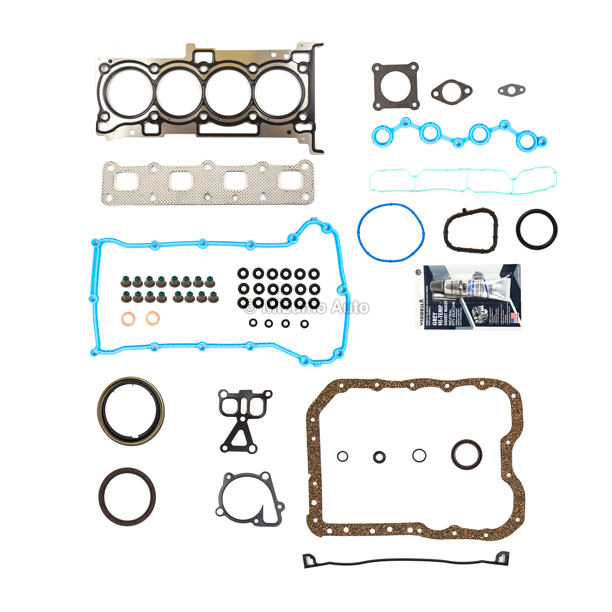HS26465PT, CS26332, CS26332-1 Full Gasket Set Fit 08-09 Dodge Caliber 2.4L DOHC 16v VIN F