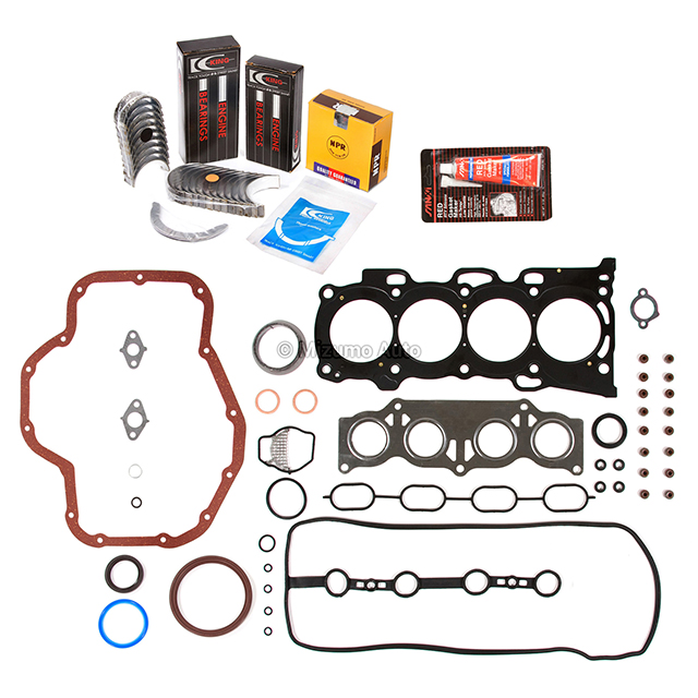 HS26232PT, CS26232, SWT10182 Full Gasket Set Bearings Rings Fit 01-05 Toyota Highlander Rav4 Solara 2.4 2AZFE
