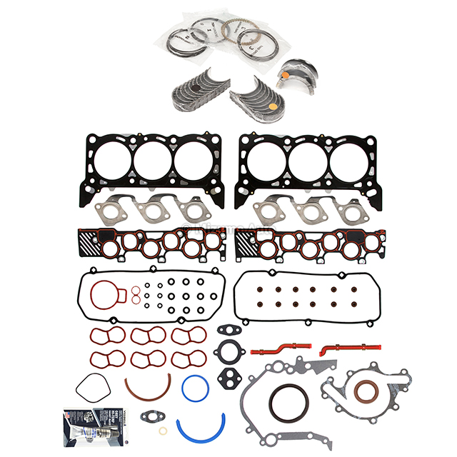 HS9250PT, CS9250-1 Full Gasket Set Bearings Rings Fit 97-98 Ford E150 E250 F150  4.2L OHV