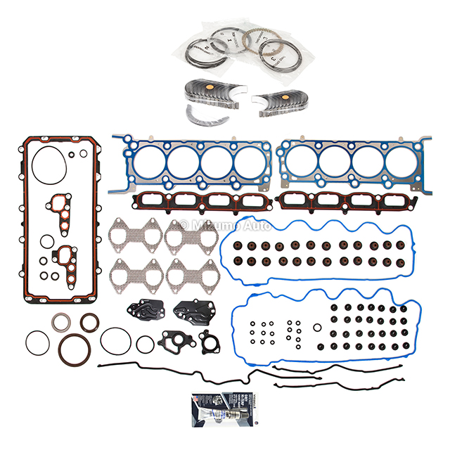 HS26306PT, CS9790-5 Full Gasket Set Bearings Rings Fit 04-06 Ford F150 F250 5.4L TRITON 24V