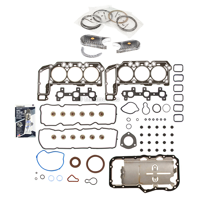 HS26229PT-1, CS26229 Full Gasket Set Bearings Rings Fit 05-10 Dodge Jeep Mitsubishi 3.7L