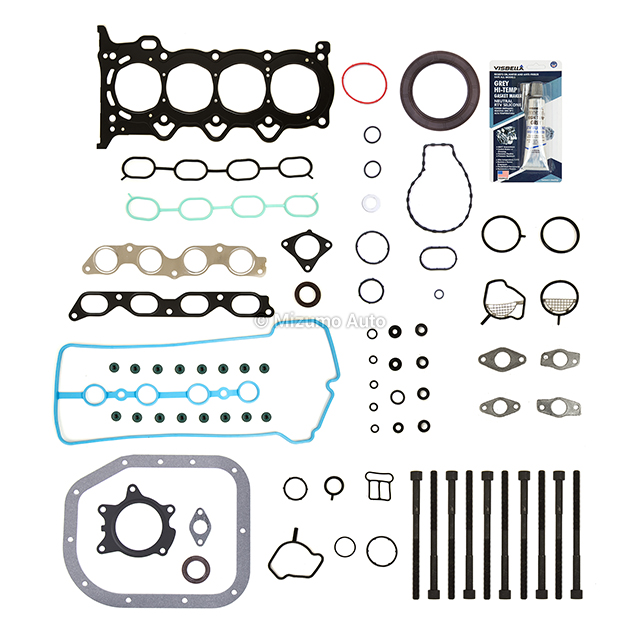 HS26258PT, CS26258, CS26258-1, ES72197 Full Gasket Set Head Bolts Fit 04-06 Scion xA xB Toyota Echo 1.5L 1NZFE 1NZFXE