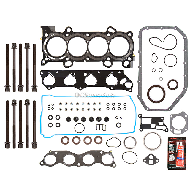 HS26404PT, CS26399 Full Gasket Set Head Bolts Fit 06-09 Acura CSX Honda Civic 2.0 DOHC K20Z2 K20Z3