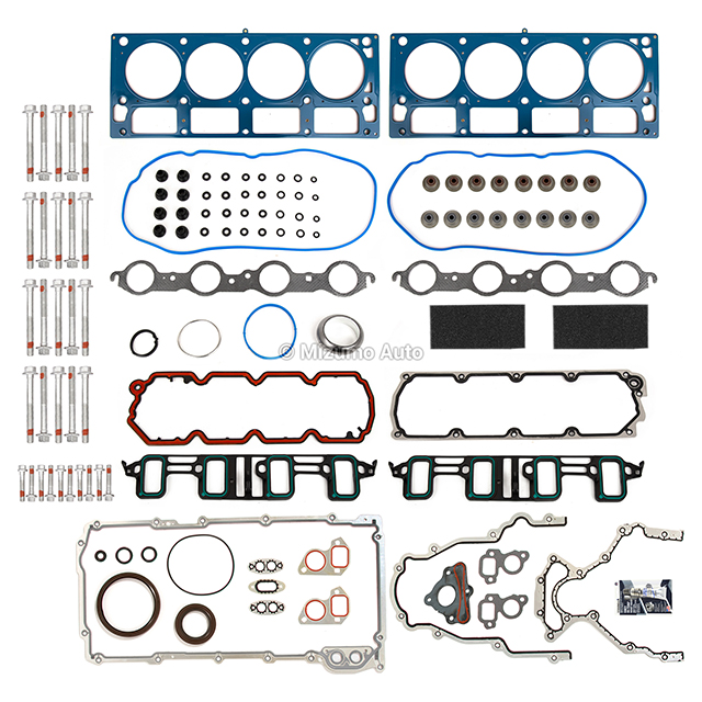 HS26192PT-6, CS9284, ES72390 Full Gasket Set Head Bolts Fit 07-14 Cadillac Chevrolet GMC Sierra 6.0 6.2 VIN Y