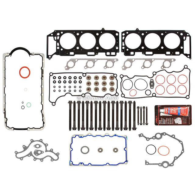 HS26300PT-1, CS9293, ES72171 Full Gasket Set Head Bolts Fit 05-09 Ford Mustang V6 4.0L SOHC VIN N 