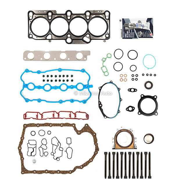 HS26318PT, CS26318, ES72310 Full Gasket Set Head Bolts Fit 05-11 Audi A3 A4 Quattro Q5 Turbo 2.0L BPY BPG