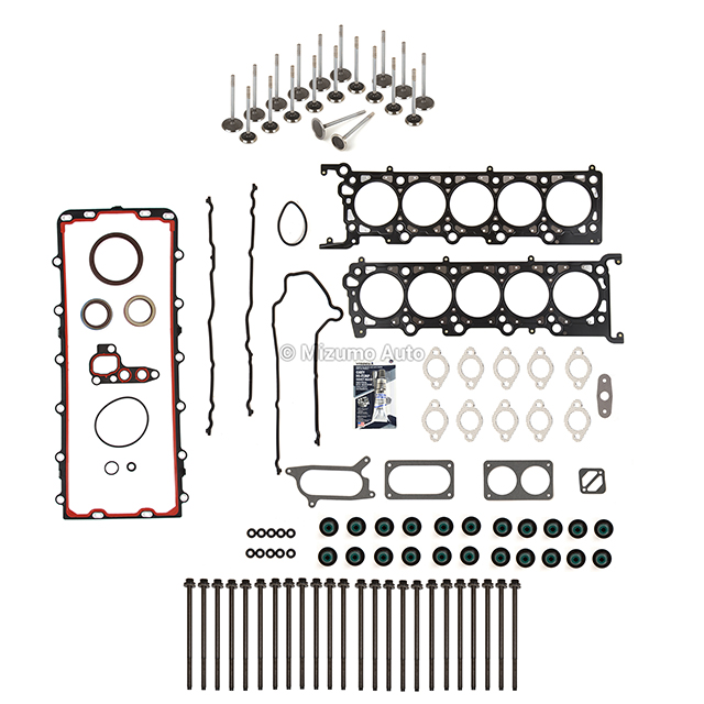 HS26162PT, ES72798-1, CS26162, IV4149, EV4149 Full Gasket Set Intake Exhaust Valves Fit 00-02 Ford Excursion F250 F350 6.8