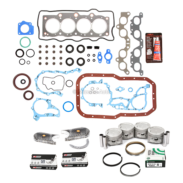11-644, HS9861PT, CS9861 Full Gasket Set Pistons Bearings Fit 87-91 Toyota Celica Camry 2.0L DOHC 3SFE