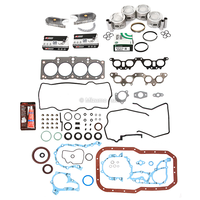 11-654, HS9681PT, CS9681 Full Gasket Set Pistons Bearings Fit 90-96 Toyota Celica Camry MR2 2.2L 5SFE
