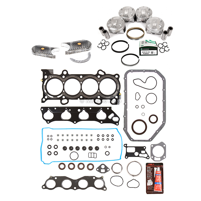 HS26404PT, CS26399, 13010-PRB-A01 Full Gasket Set Pistons Bearings Fit 06-11 Honda Civic Si 2.0L DOHC K20Z3